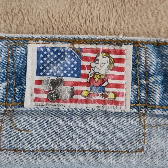 Vintage Button-Fly Jean Cut Offs - Picture 4 of 9